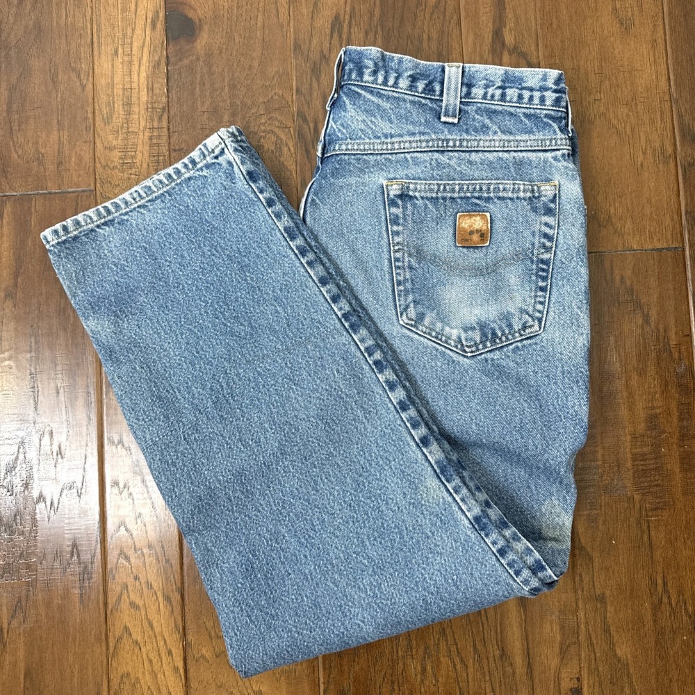 Vintage Carhartt Jeans Men Relaxed Fit B14 Straight Relaxed Fit Fade 38x30 36x29